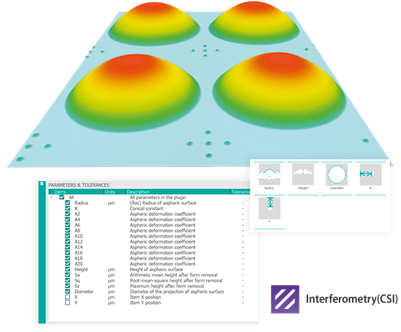 optics_array-of-microlenses_aspheric-topo-and-data Array of microlenses_Aspheric