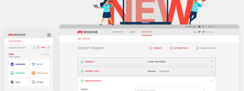 Jetzt live: Entdecken Sie das neue Help Center in MySensofar