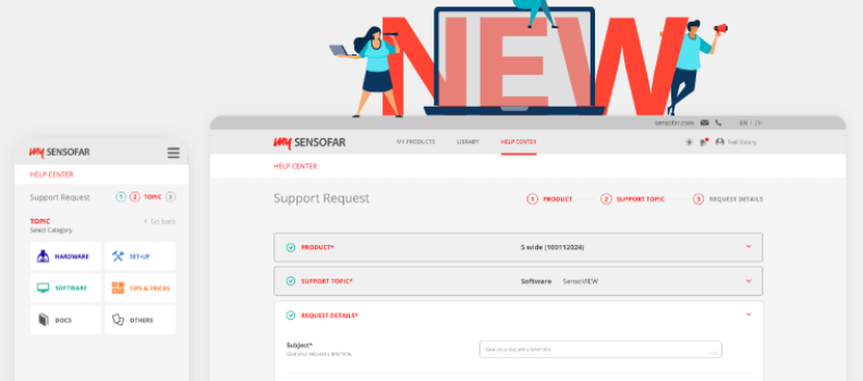 Now live: Discover the new Help Center in MySensofar