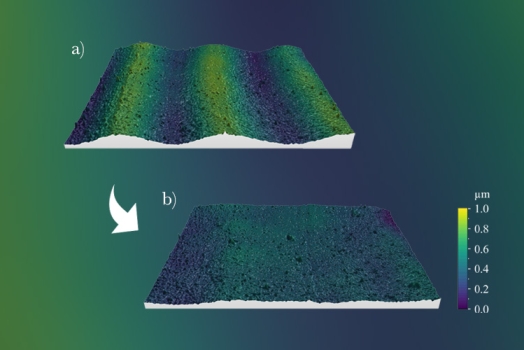 Computational self-corrected quantitative 3D topographic imaging