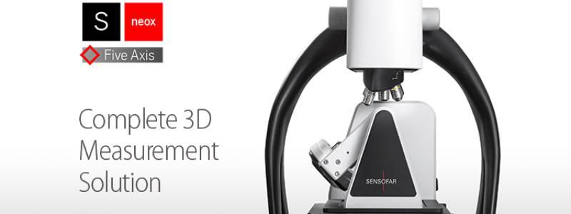 新しい高速フル3D測定ソリューション、S neox Five Axis