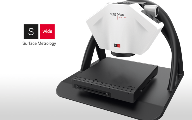 Sensofar Metrology 推出首个大面积 3D 光学测量系统：S wide<b><sup>NEW</sup></b>